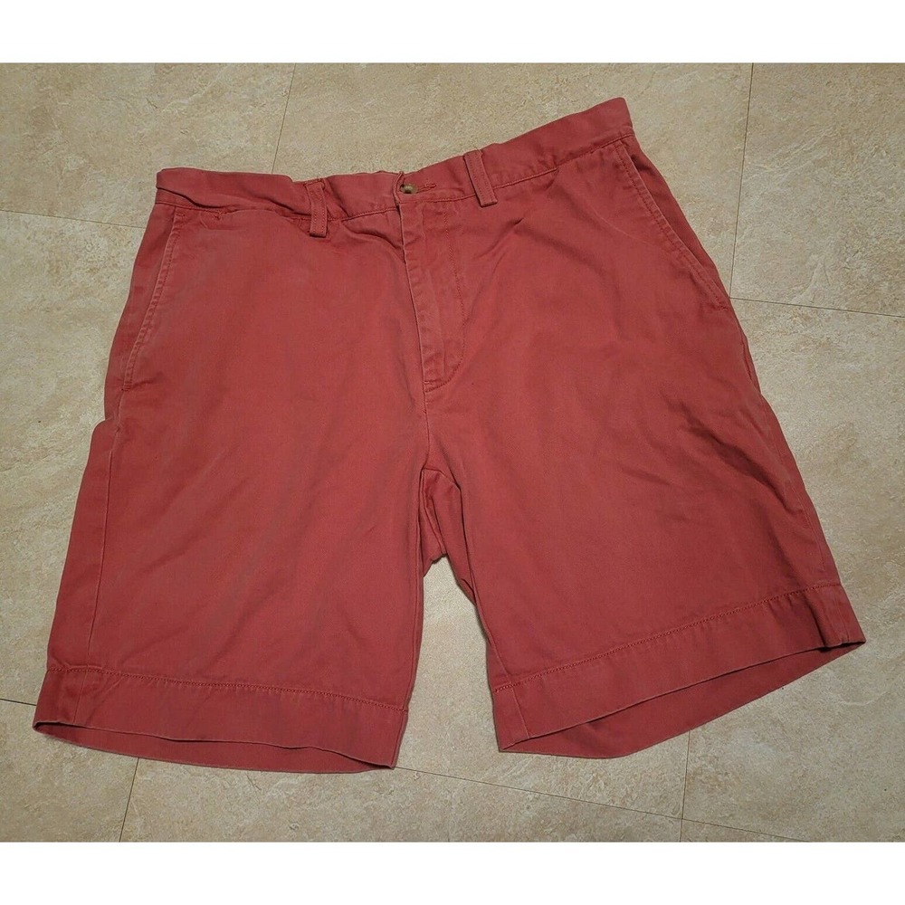 Polo Ralph Lauren Men's Shorts Chino Classic Fit 9"‎ Red Size 32 32x9